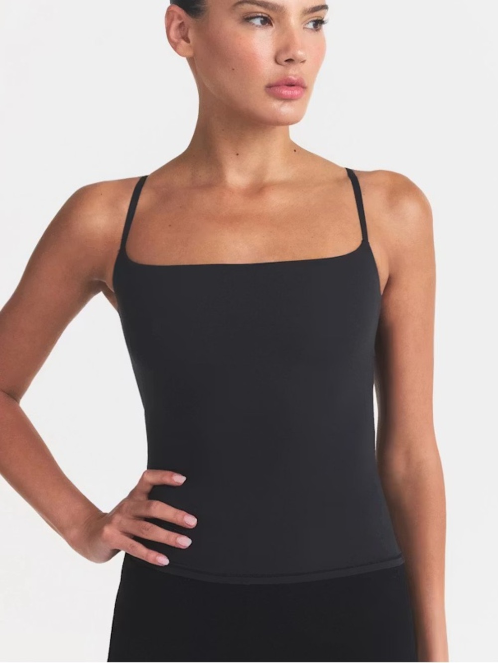 Skims Fits Everybody Cami Onyx Black Tank Size XL